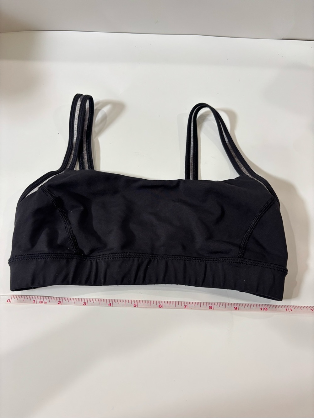 lululemon athletica Black Double-Strap Sports Bralette
